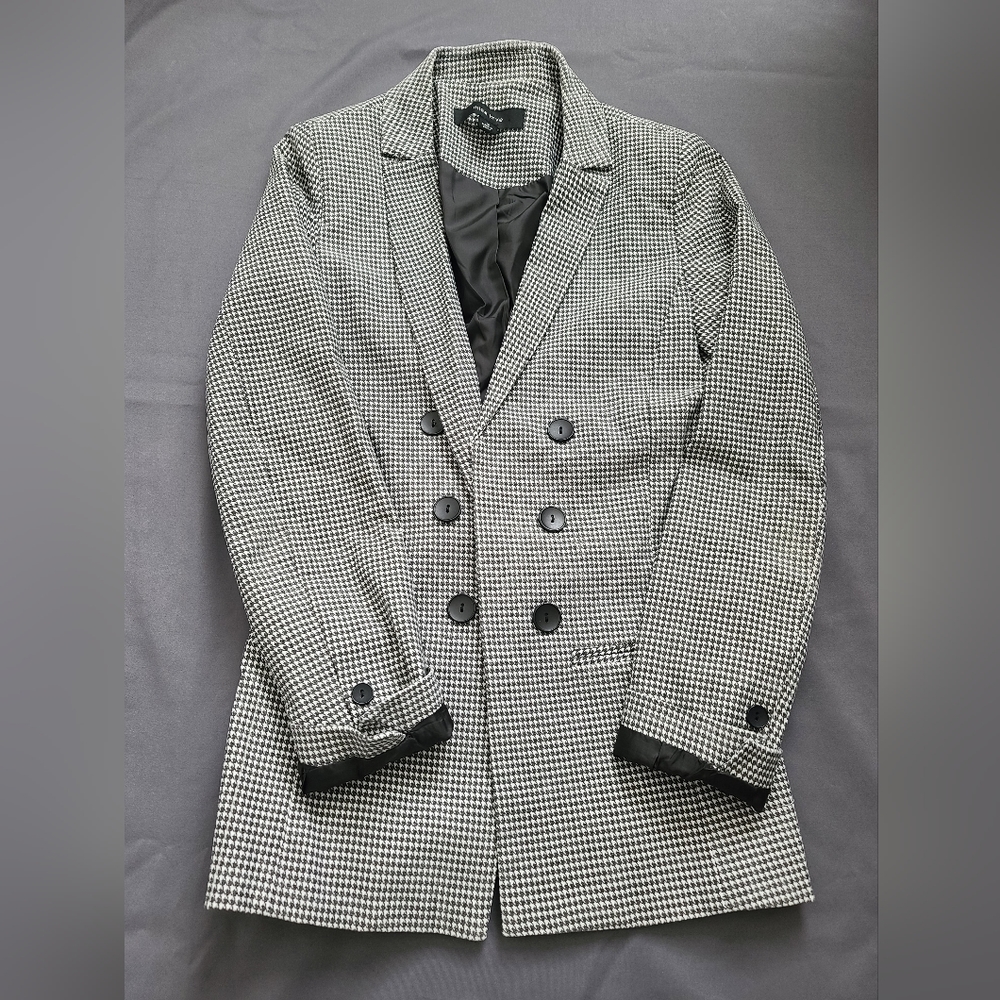 Grey pattern blazer - Picture 2 of 3